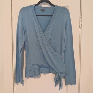 Ann Taylor Wrap V Neck Sweater